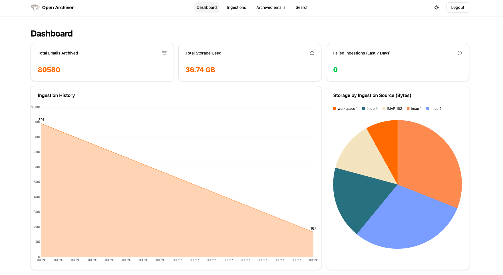 Open Archiver Preview